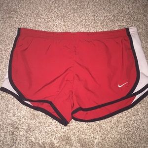 Red Nike Athletic Shorts